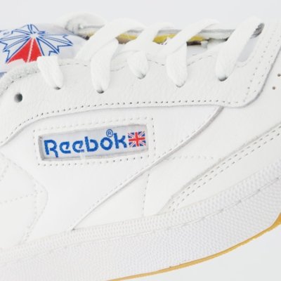 Tênis Reebok Club C 85 Branco e Azul