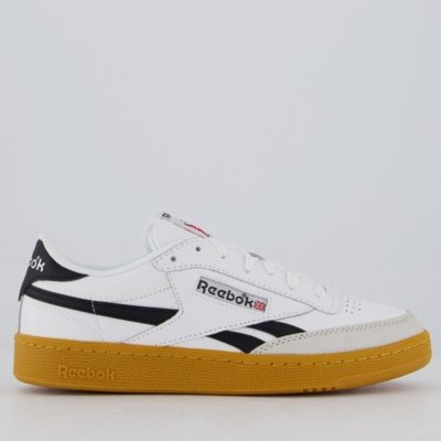 Tênis Reebok Club C Revenge Branco e Preto