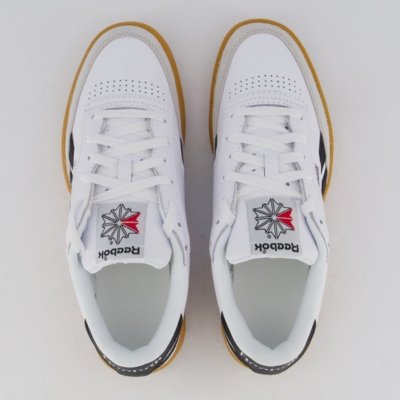 Tênis Reebok Club C Revenge Branco e Preto