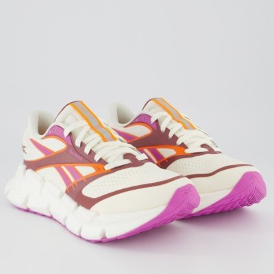 Tênis Reebok Floatzig 2 Feminino Branco e Rosa