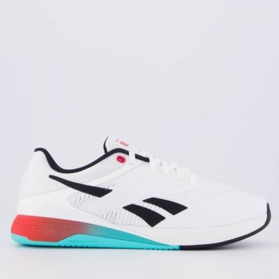 Tênis Reebok Nano X5 Branco e Vermelho | Dafiti