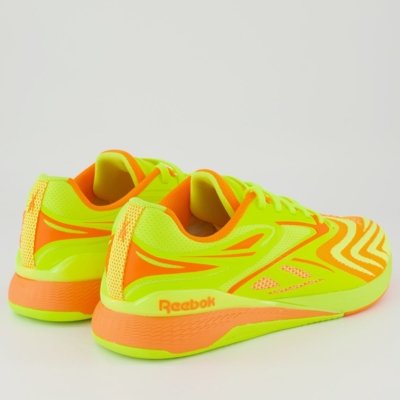 Tênis Reebok Nano X5 Edge Feminino Verde e Laranja