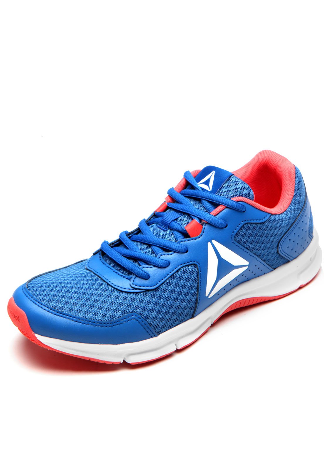 Tenis Reebok Express Runner Azul Laranja Compre Agora Dafiti Brasil