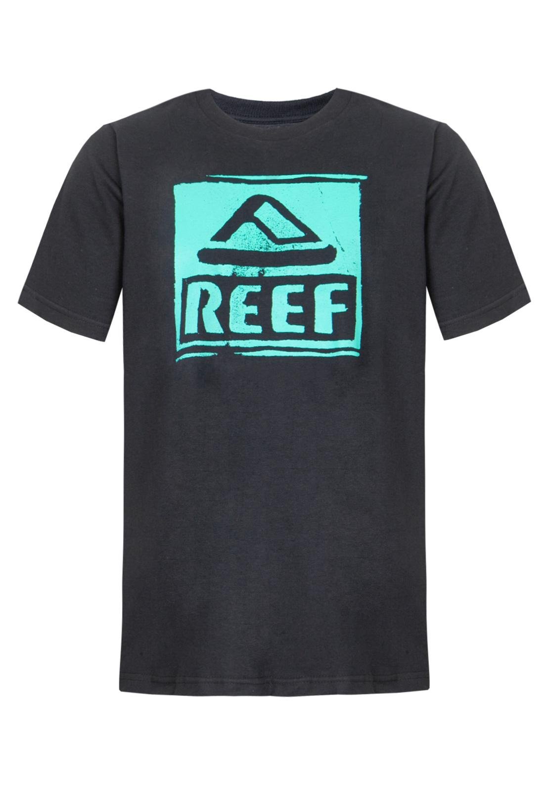 alto Dólar su Camiseta Reef Stamped Out Preta - Compre Agora | Kanui Brasil