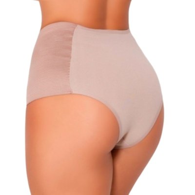 Calcinha Cinta Modeladora Reflexo Íntimo Compressora Pós Parto Bege