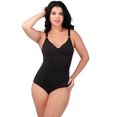 Kit 2 Body Modelador Reflexo Íntimo Suplex Segunda Pele Preto Bege