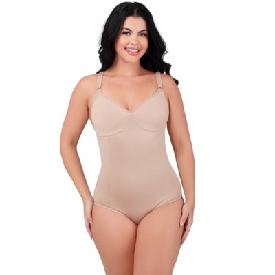 Kit 2 Body Modelador Reflexo Íntimo Suplex Segunda Pele Preto Bege