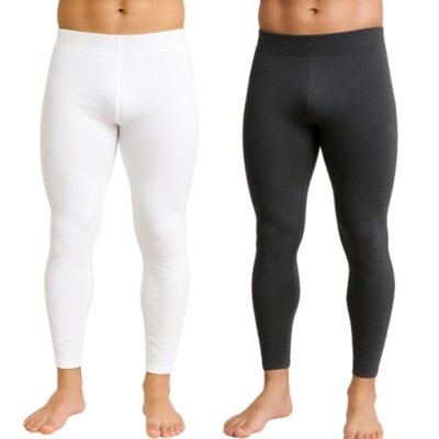 Kit 2 Calça Uv Reflexo Íntimo Segunda Pele Proteção Solar Preto e Branco