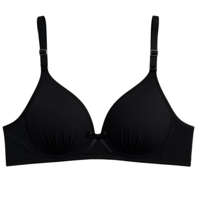Kit 2 Sutiã Com Soft Bojo Reflexo Íntimo Básico Alça Ajustável Uso Dia a Dia Preto e Rosa