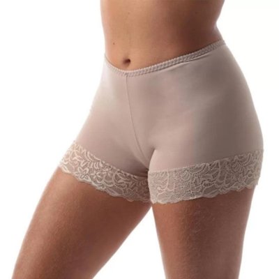 Kit 3 Short Anágua Com Renda Reflexo Íntimo Segunda Pele Curta Multicolorido