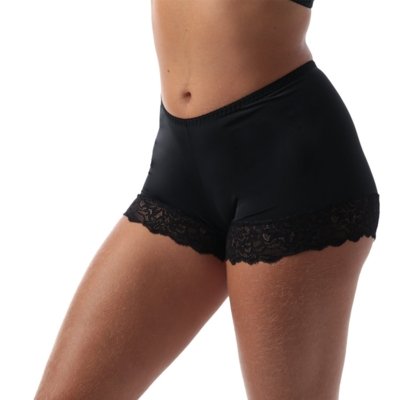 Kit 3 Short Anágua Com Renda Reflexo Íntimo Segunda Pele Curta Multicolorido