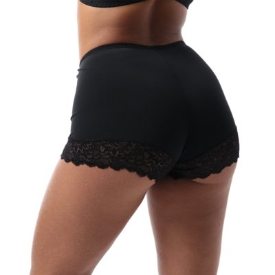 Kit 3 Short Anágua Com Renda Reflexo Íntimo Segunda Pele Curta Multicolorido