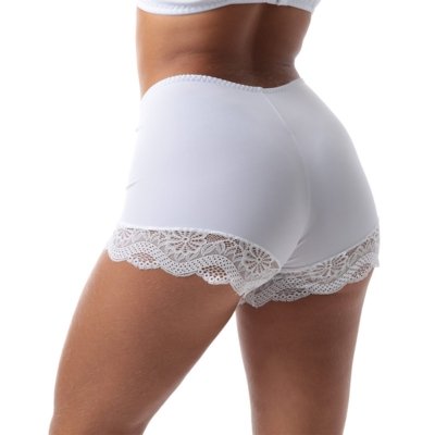 Kit 3 Short Anágua Com Renda Reflexo Íntimo Segunda Pele Curta Multicolorido
