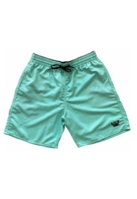 Kit 2 Short Bermuda Moda Praia Tactel Liso Relaxado
