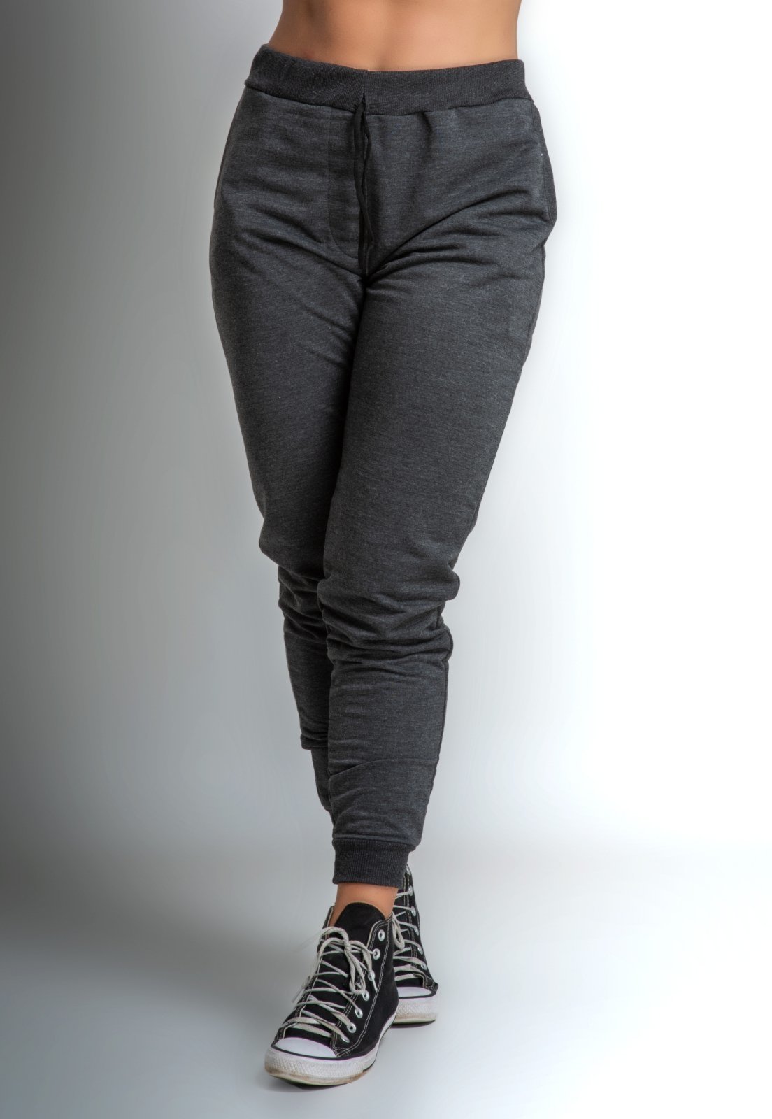 Calça Jogger Cinza Escuro