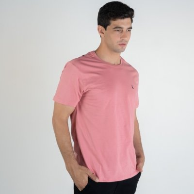 Camiseta Reserva Básica Regular Rosa