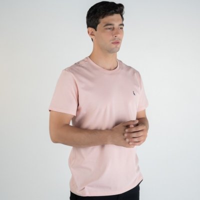 Camiseta Reserva Básica Rosa Claro