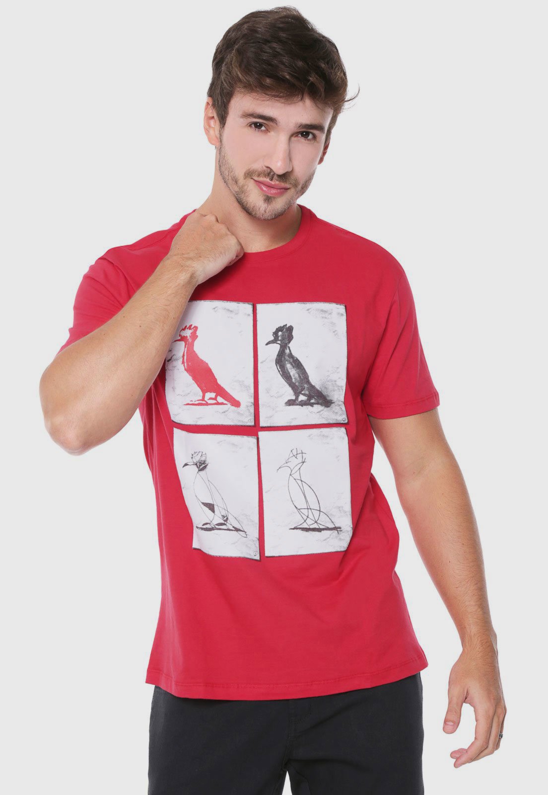 Camiseta Reserva Picasso Vermelha - Compre Agora | Dafiti Brasil