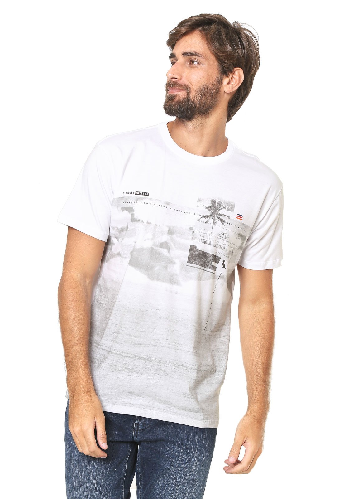 Camiseta Reserva Simples e Intenso Branca - Compre Agora | Dafiti Brasil