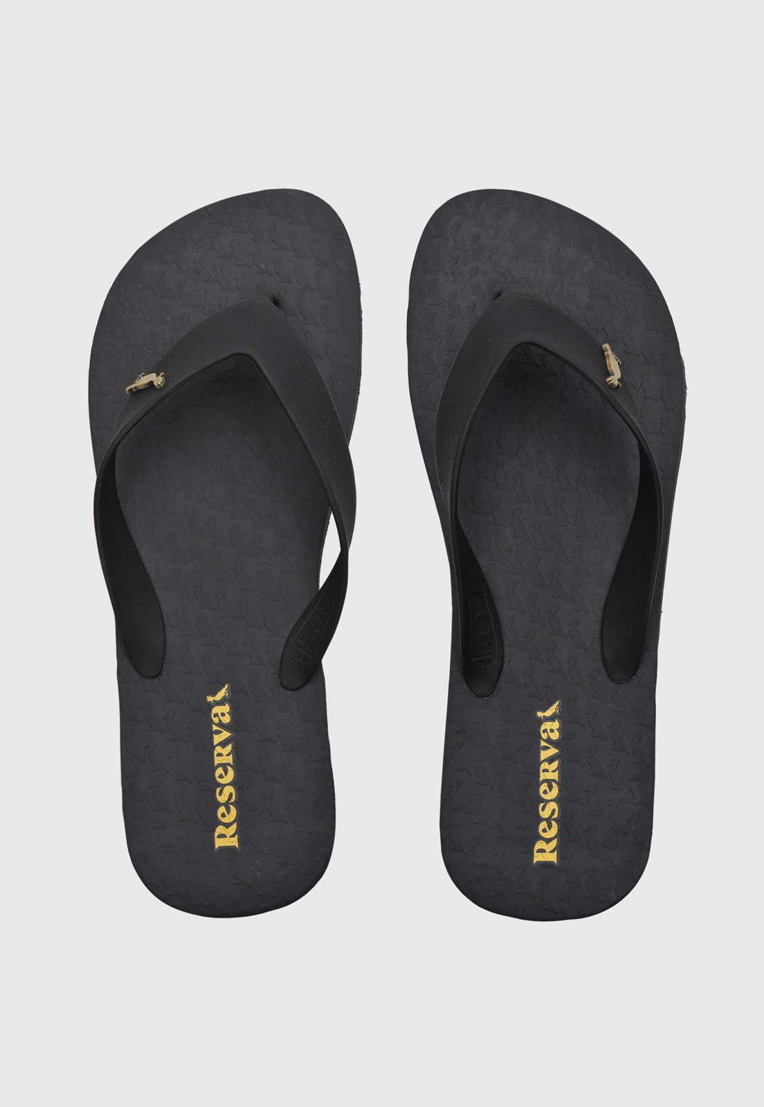 Chinelo Reserva Logo Preto