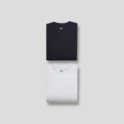 Kit 2 Camisetas Básicas Reserva Branco