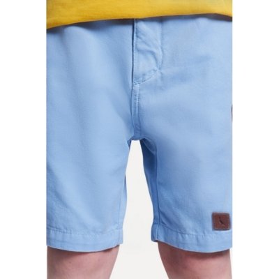 Bermuda Casual Natural Pin Reserva Mini Azul