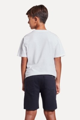 Bermuda Mini Sm 5 Pockets Moletom Reserva Mini Azul Marinho