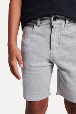 Bermuda Mini Sm 5 Pockets Moletom Reserva Mini Cinza