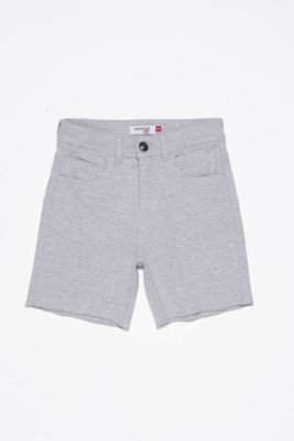 Bermuda Mini Sm 5 Pockets Moletom Reserva Mini Cinza