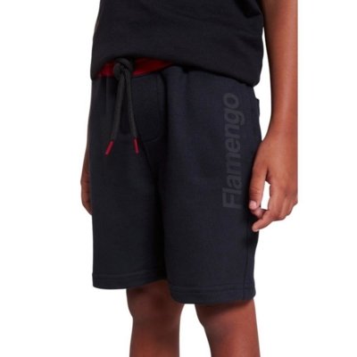Bermuda Moletom Flamengo Reserva Mini Preto