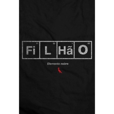 Camiseta Mini Elemento Nobre Reserva Mini Preto
