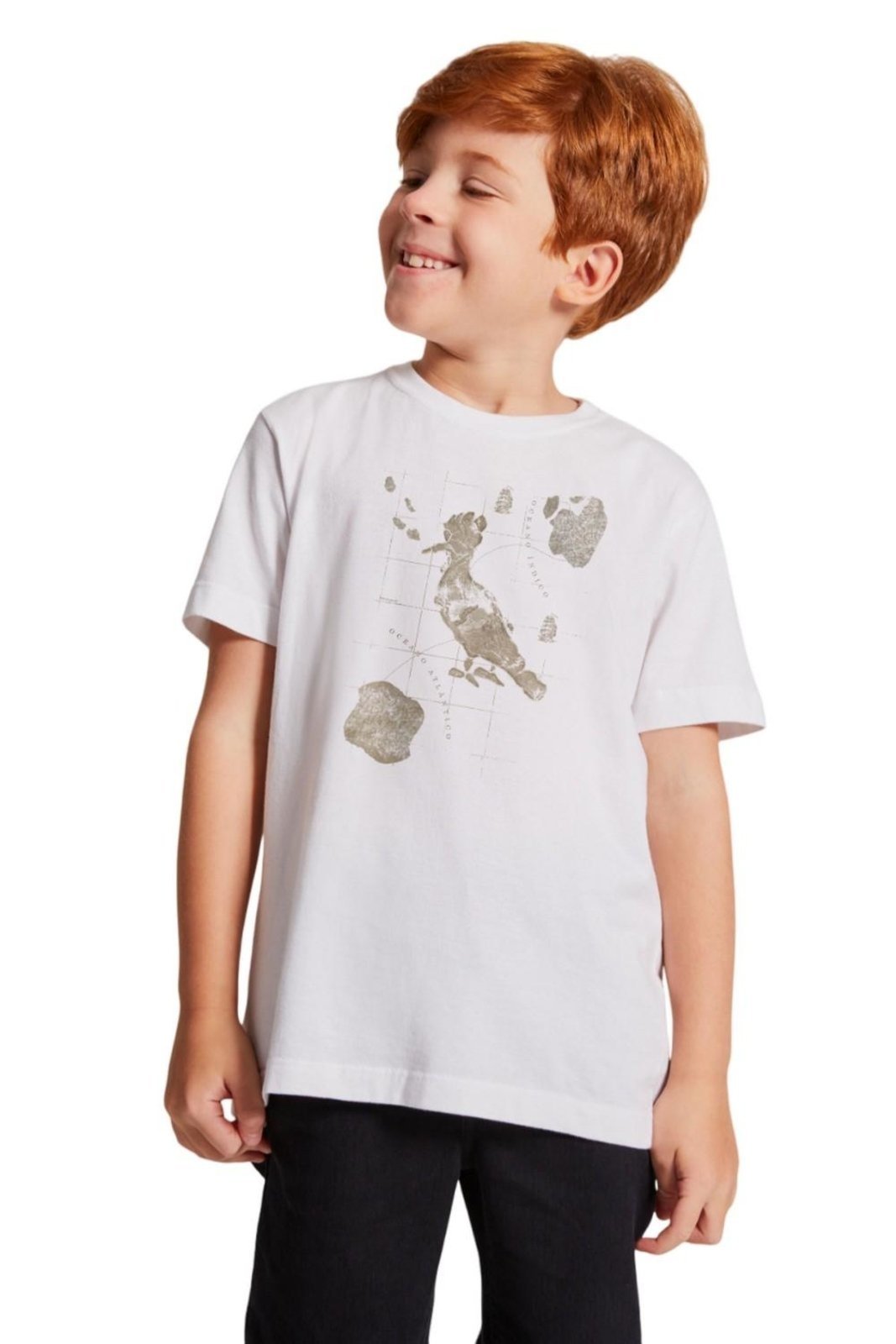 Camiseta Pica Pau Mapa Reserva Mini Branco - Compre Agora