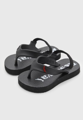 Chinelo Infantil Reserva Mini Flat Preto