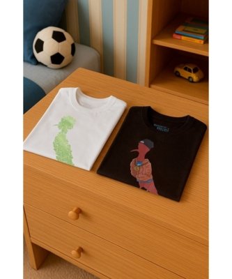 Kit 2 Camisetas Sorte E Musica Reserva Mini