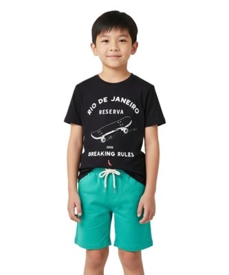 Short Linho Liso Reserva Mini