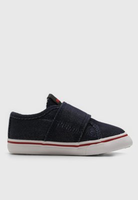 Tênis Infantil Reserva Mini Logo Azul-Marinho