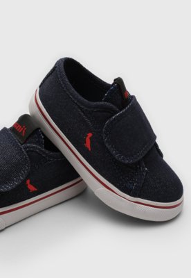 Tênis Infantil Reserva Mini Logo Azul-Marinho