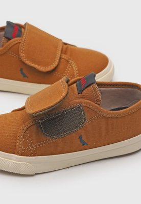 Tênis Reserva Mini Infantil Logo Caramelo