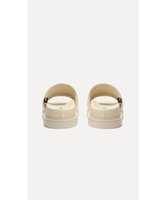 Sandália Rasteira Fem Slide Reversa Off-white