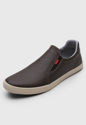Slip On Reserva Liso Café