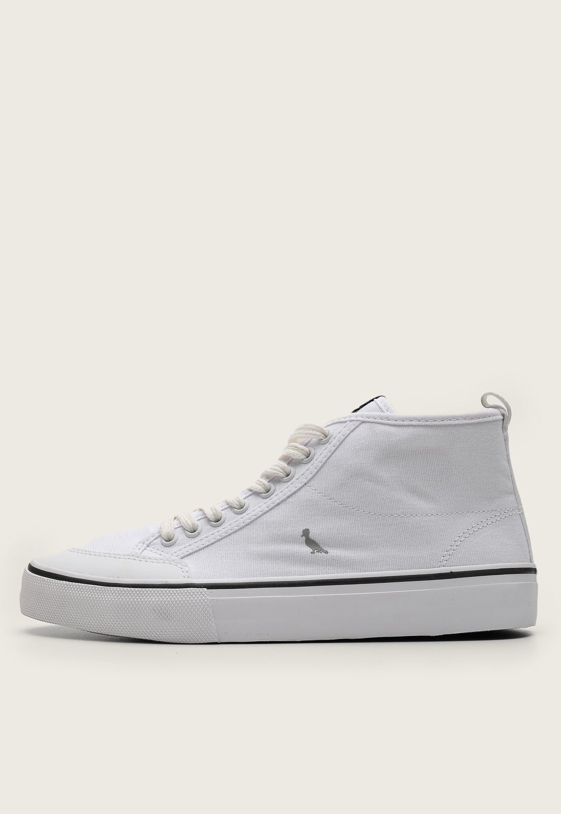 Tenis cano shops medio branco