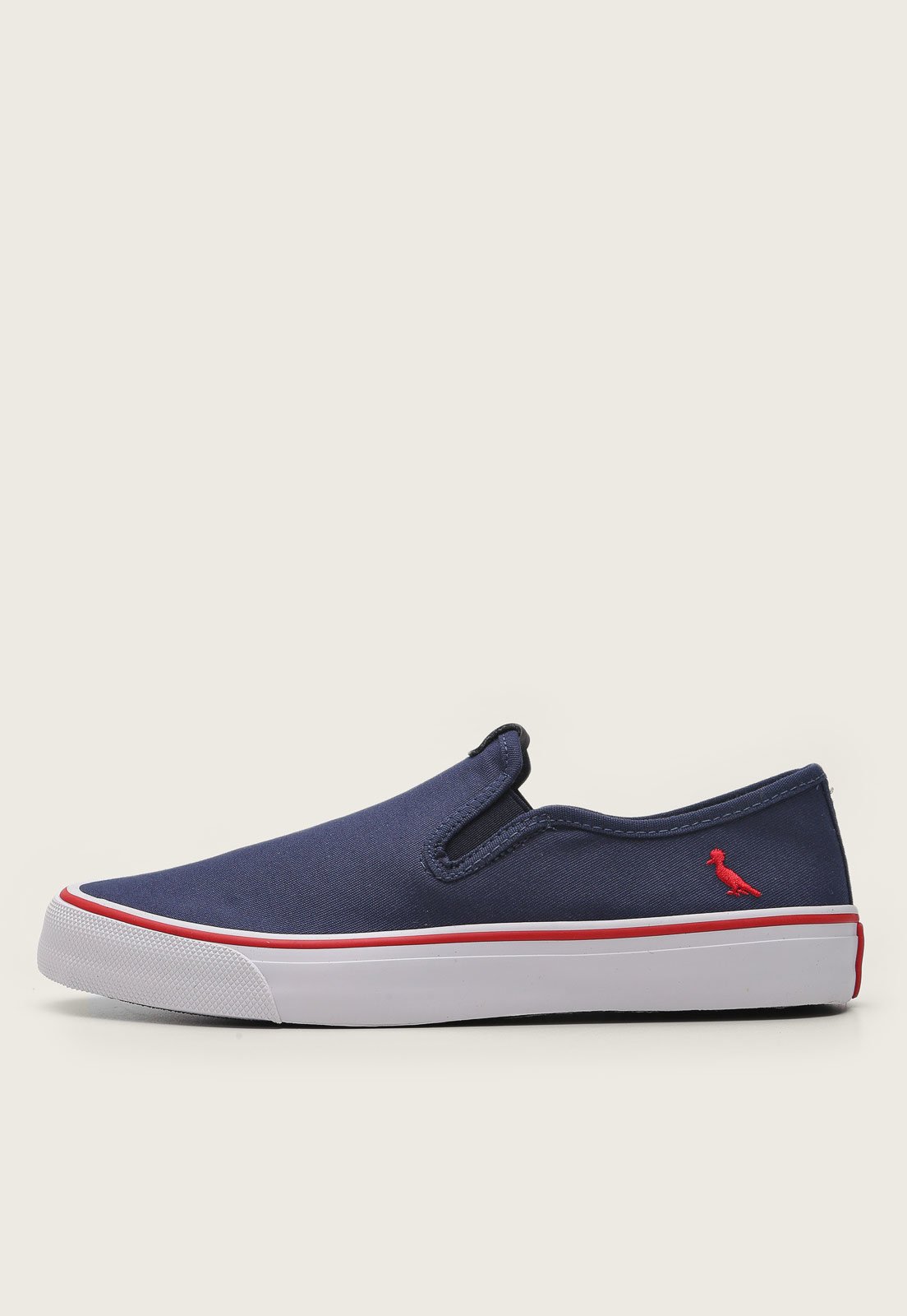 Tênis Slip On Reserva Liso Azul-Marinho