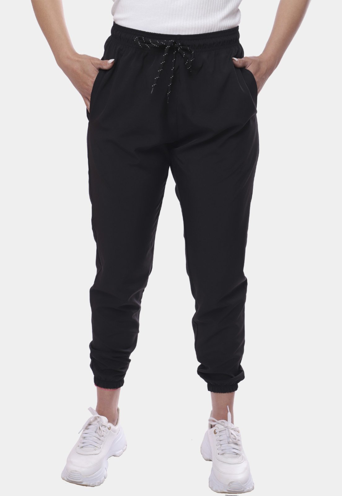 Calça de tactel store feminina