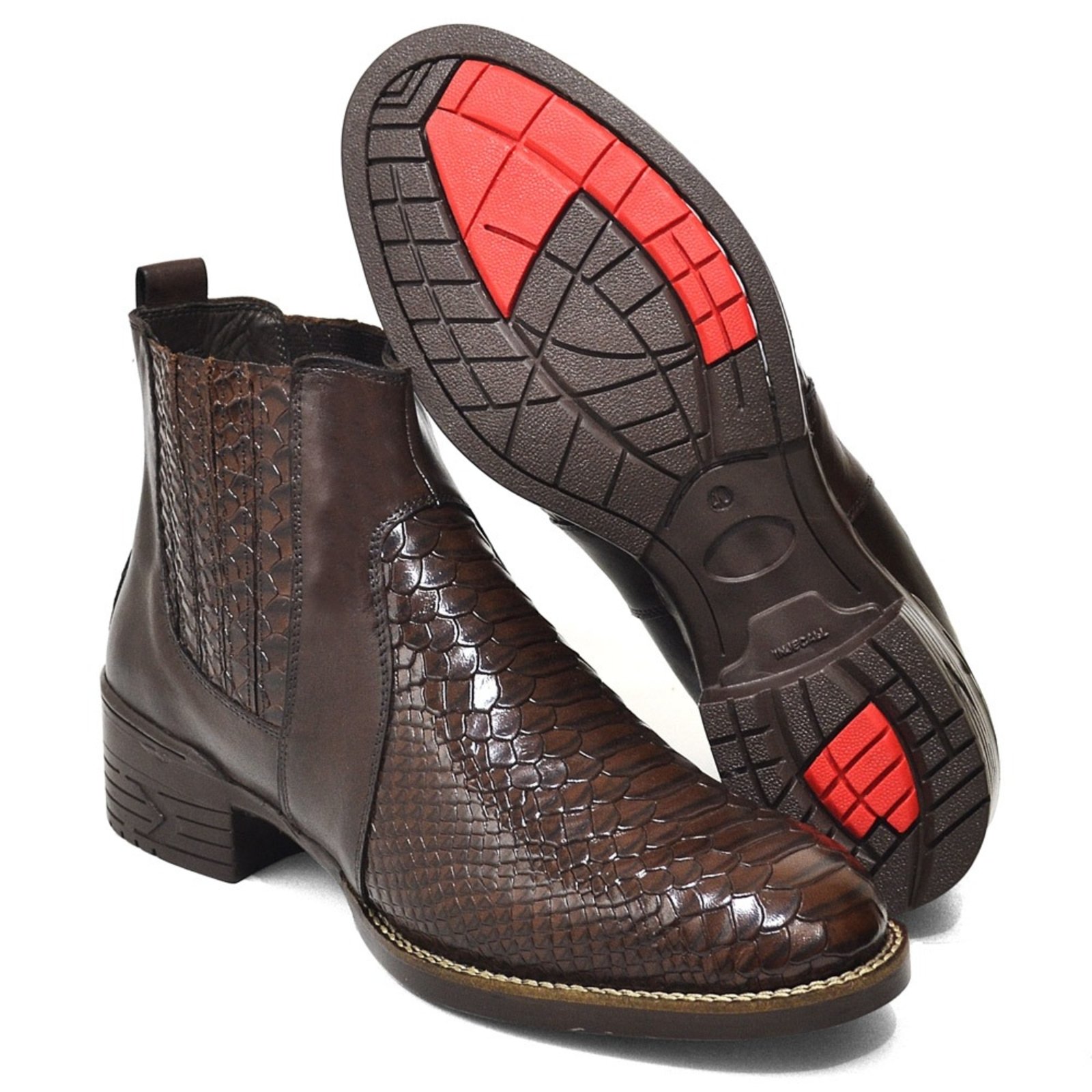 bota masculina sola alta