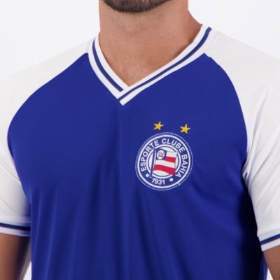 Camisa Bahia Retrô Raglan Azul