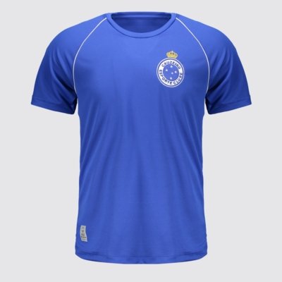 Camisa Cruzeiro Basic Logo Azul