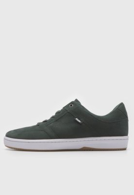 Tênis Ride Skateboard Pespontos Verde Menor preço em Tênis Ride Skateboard Pespontos Verde