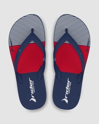 Chinelo Dedo Infantil Rider Core Graphics Azul
