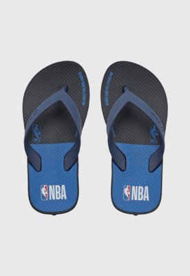 Chinelo Infantil Rider Modelo NBA Azul