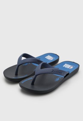 Chinelo Infantil Rider Modelo NBA Azul